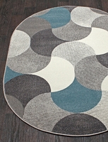 Ковер Merinos Sofit 2257 light grey овал