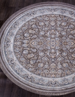 Ковер Иранский Farsi 1200 G256 grey круг 